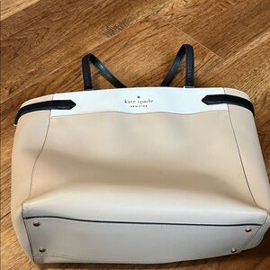 Kate Spade Cream and Black Handbag